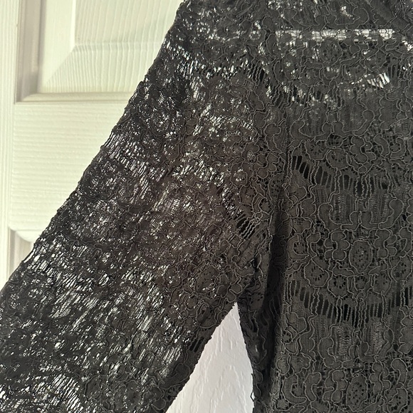 2/$20: Black Lace Top - Picture 3 of 8
